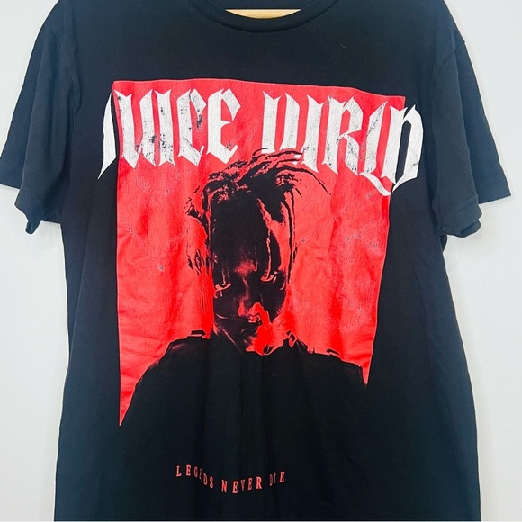 Juice Wrld Red Legends Never Die Graphic Tee Large - Picture 2 of 4